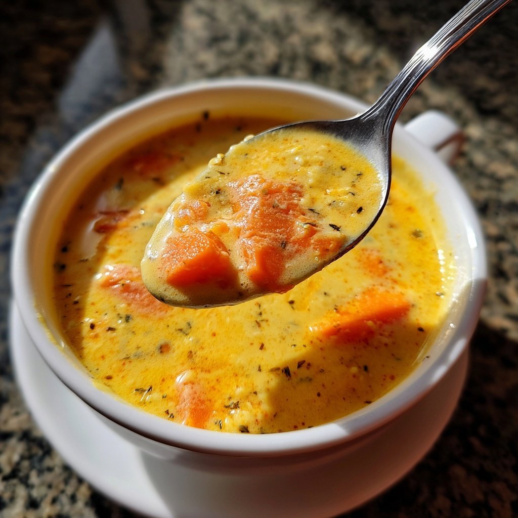 Blumenkohlsuppe mit Karotten