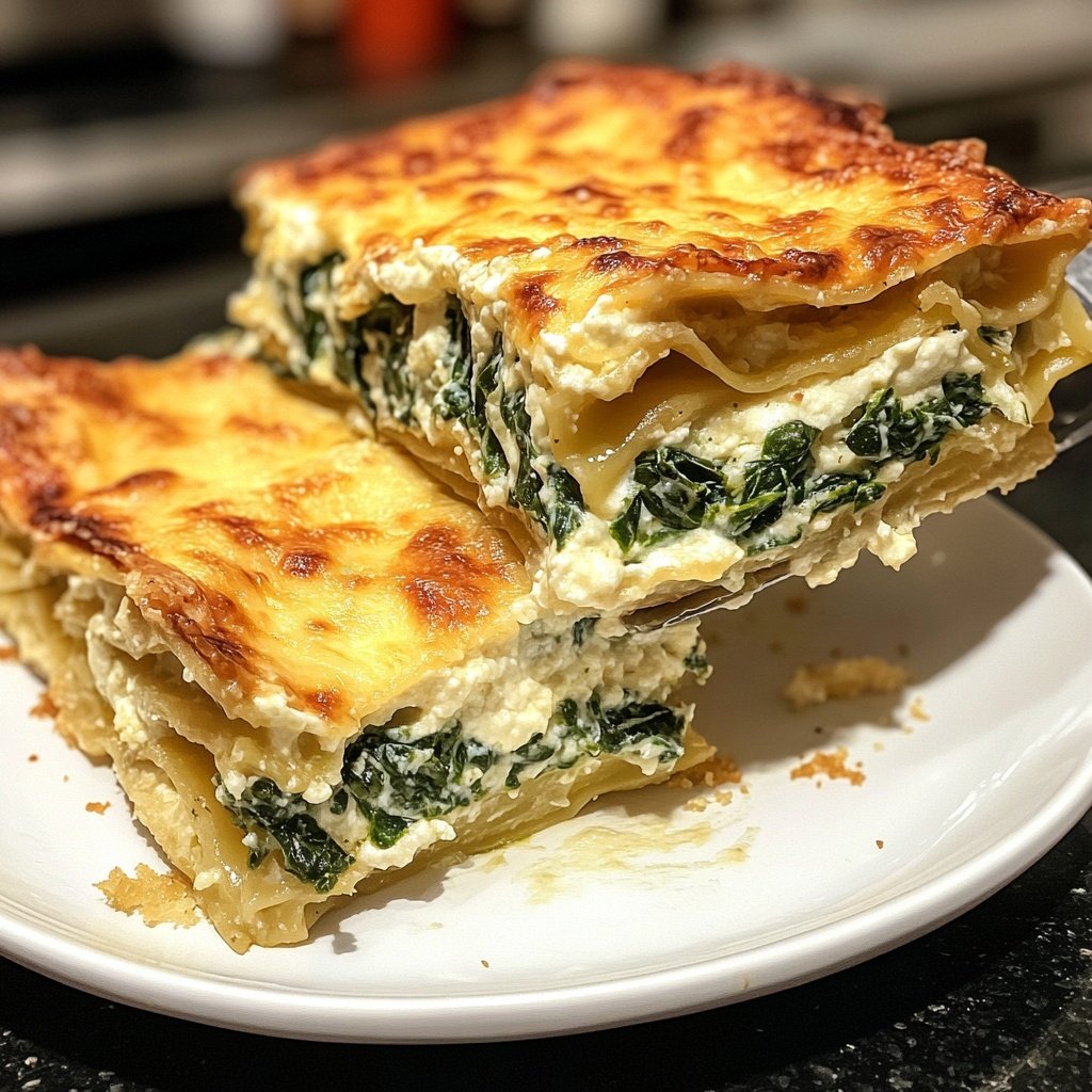 Lasagne mit Spinat und Ricotta
