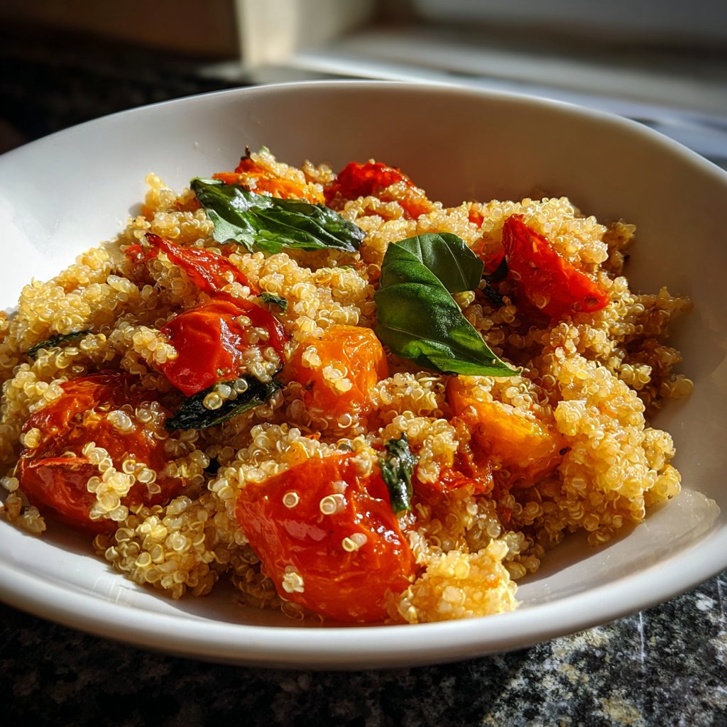 Quinoa mit Ofentomaten