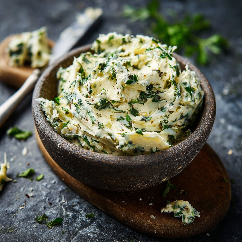 Knoblauch Kräuterbutter Für Grillabende