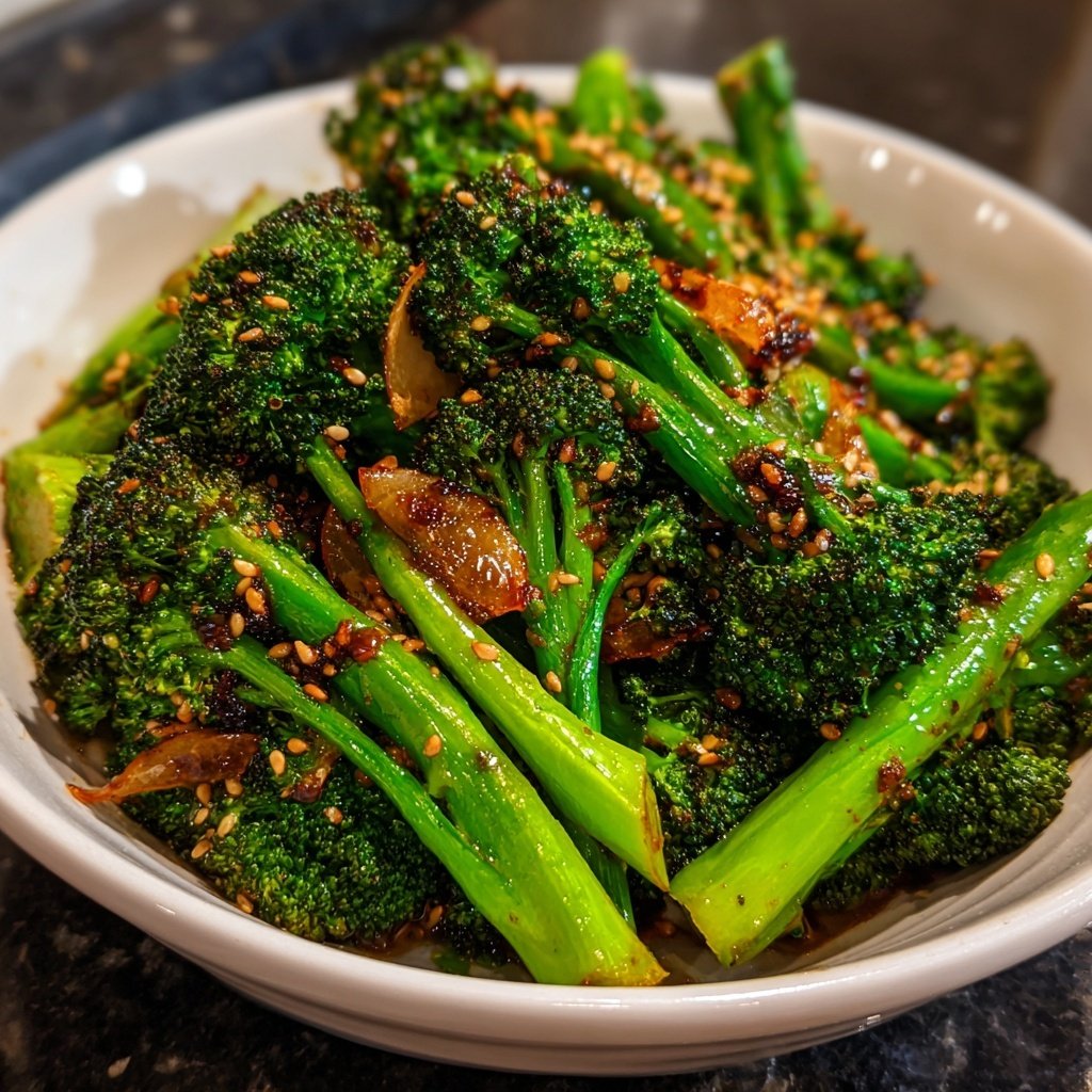 Brokkoli Pfanne Asiatisch