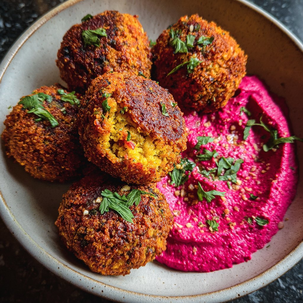 Falafel mit Rote-Bete