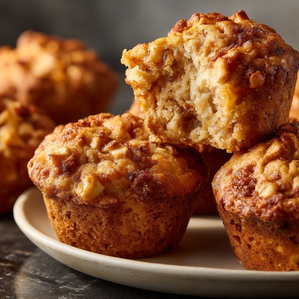 Muffins mit Apfel und Zimt