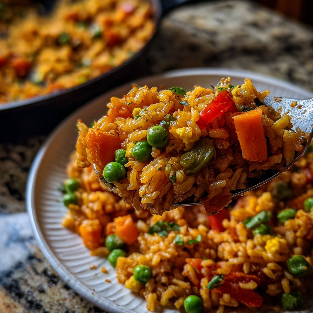 Gebratener Reis mit Gemüse