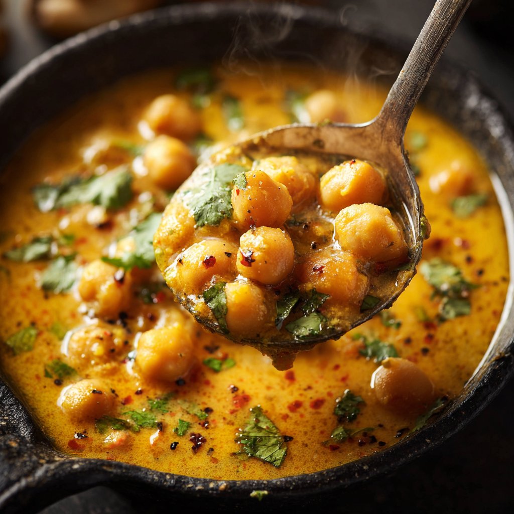 Indisches Kichererbsencurry