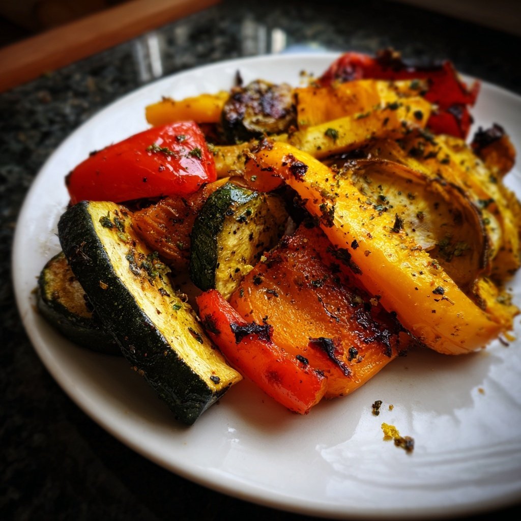 Abendessen vegetarisch aus dem Ofen