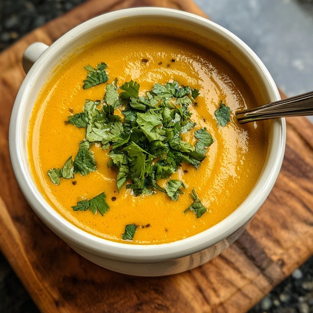 Cremige Blumenkohlsuppe mit Curry