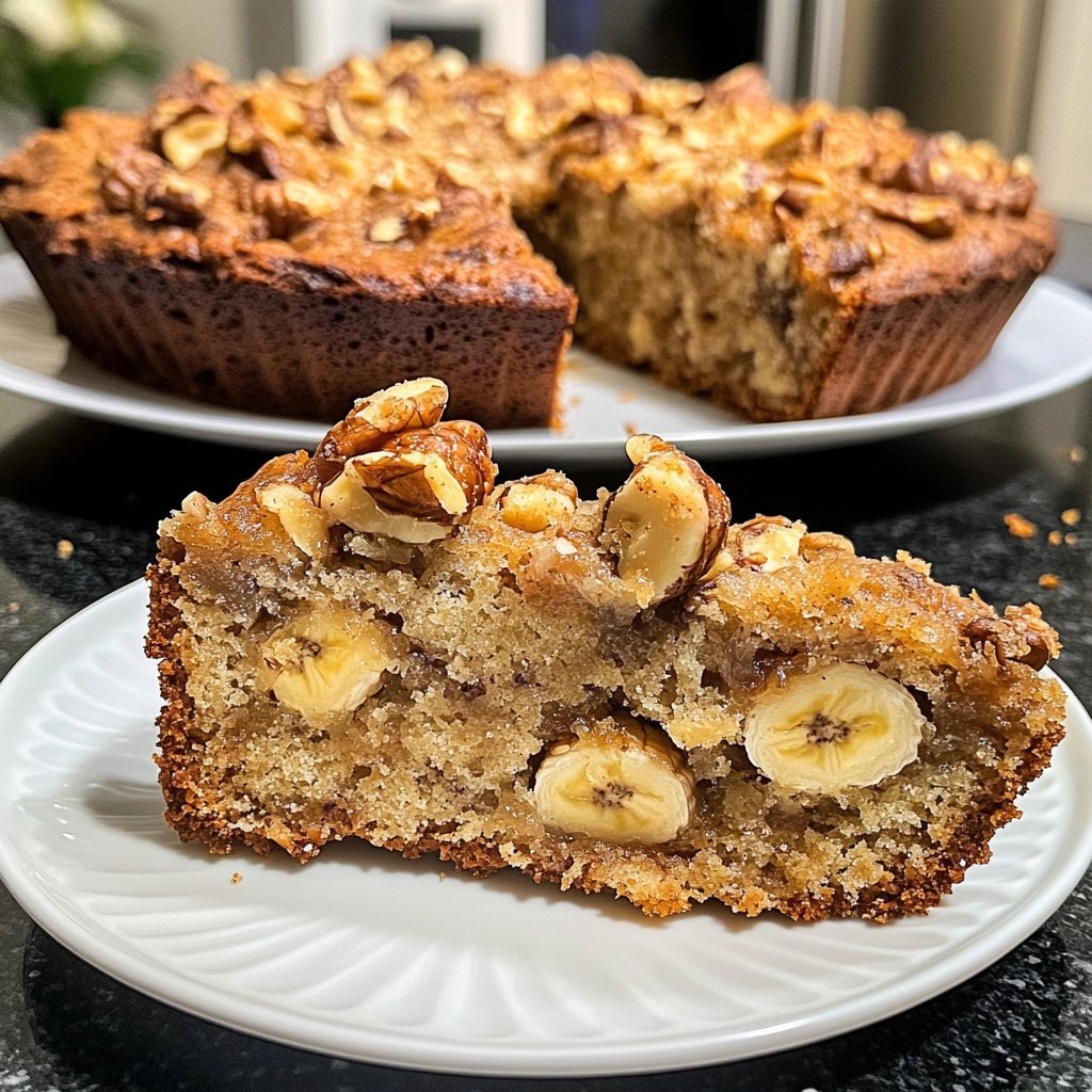 Ein-Schüssel-Bananenbrot