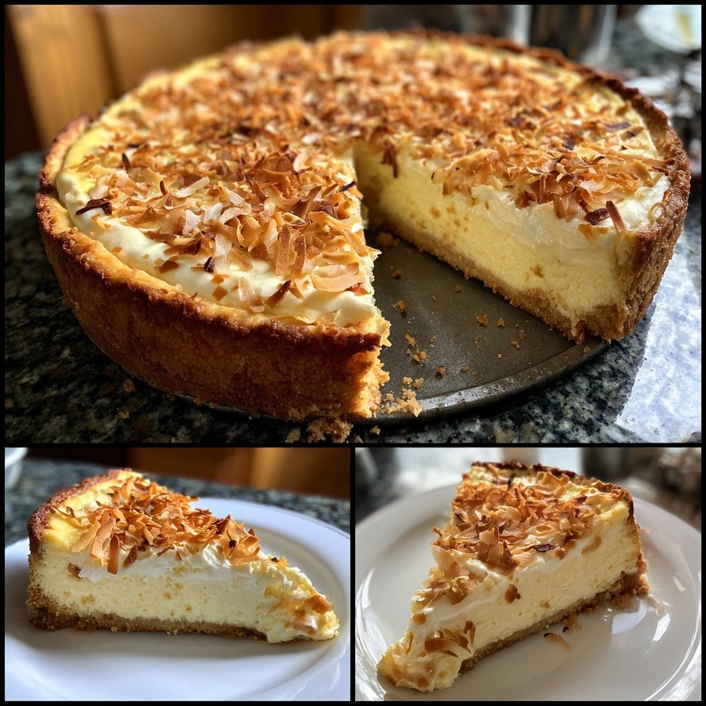 Käsekuchen mit Kokos