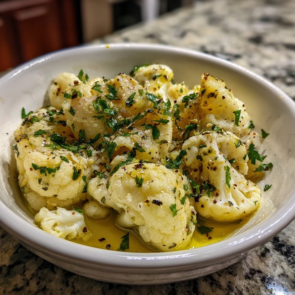 Blumenkohl mit Zitronenöl