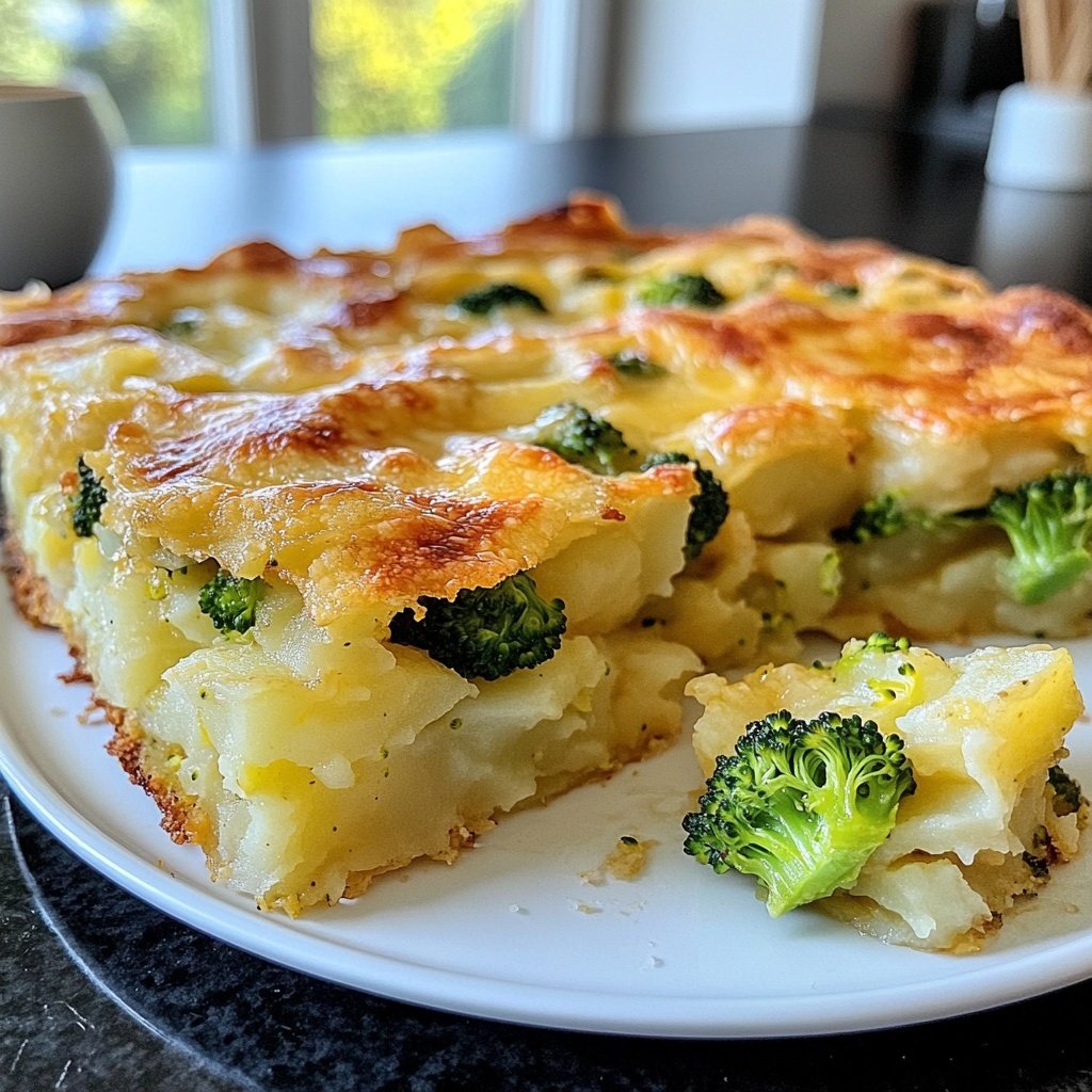 Kartoffelauflauf mit Brokkoli