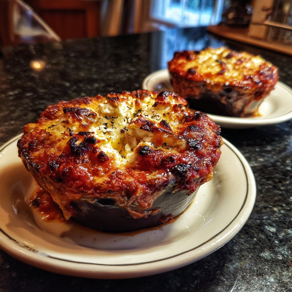 Auberginen mediterran gebacken