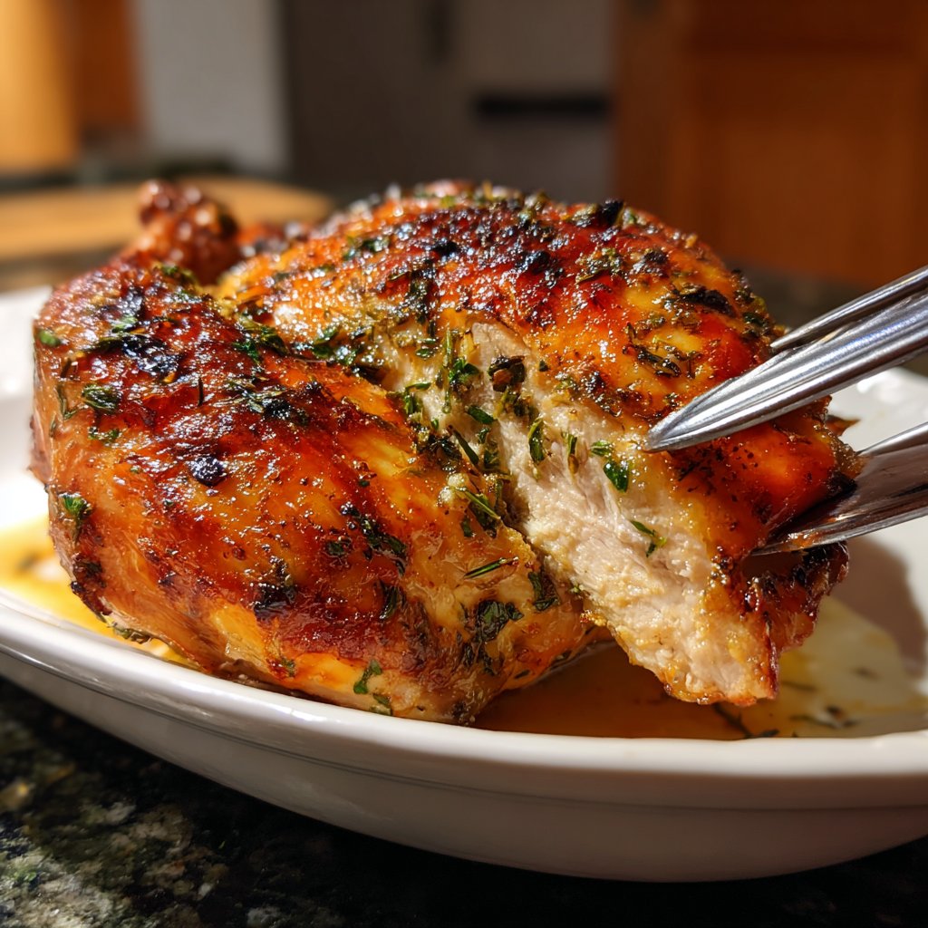 Saftige Hähnchenbrust im Ofen